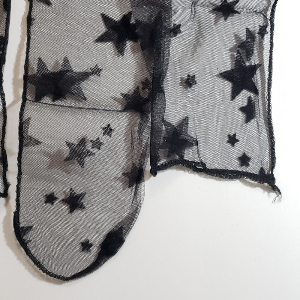 Menthe. Starfall Mesh Heel Socks - Picture 4 of 4
